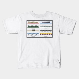 Bolliger and Mabillard B&M Rollercoaster Range Design Kids T-Shirt